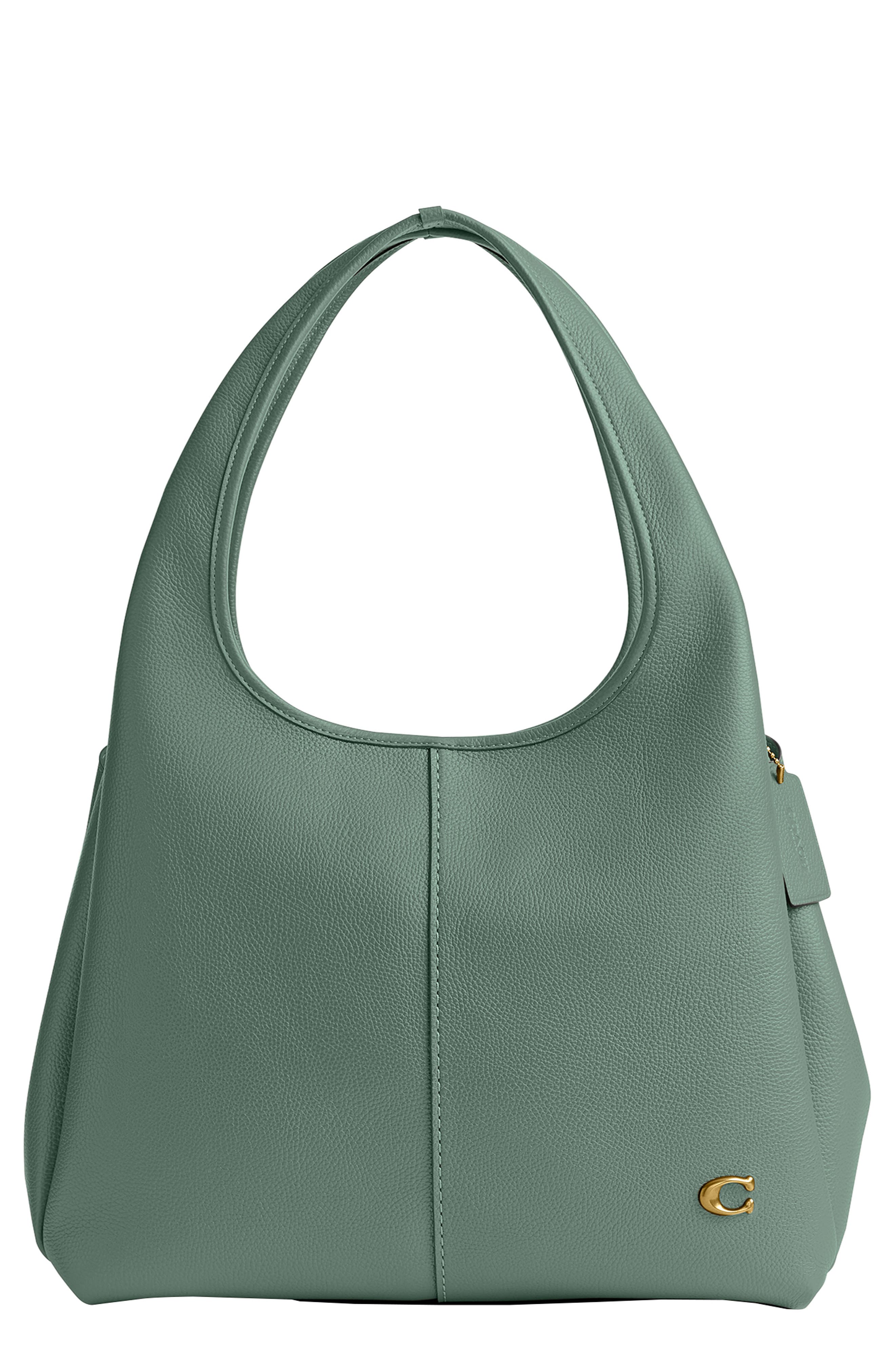 COACH Lana Polished Pebble Leather Shoulder Bag