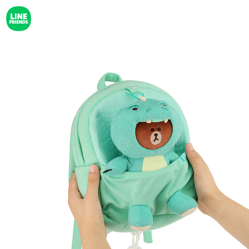 【蜜蜂惊喜社】布朗熊丛林系列儿童背包