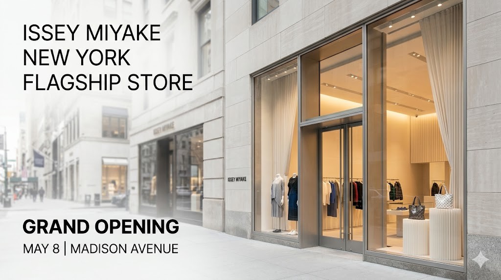 三宅一生纽约麦迪逊大道旗舰店 5 月 8 日开业