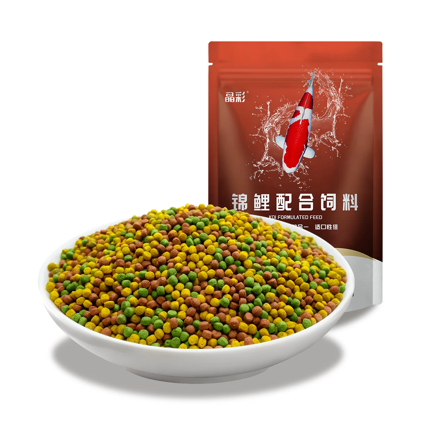 【秒杀价】晶彩增艳增体鱼饲料200g