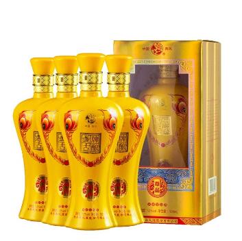 【年货】168元包邮！西凤酒 52度浓香型白酒礼盒装4瓶包邮