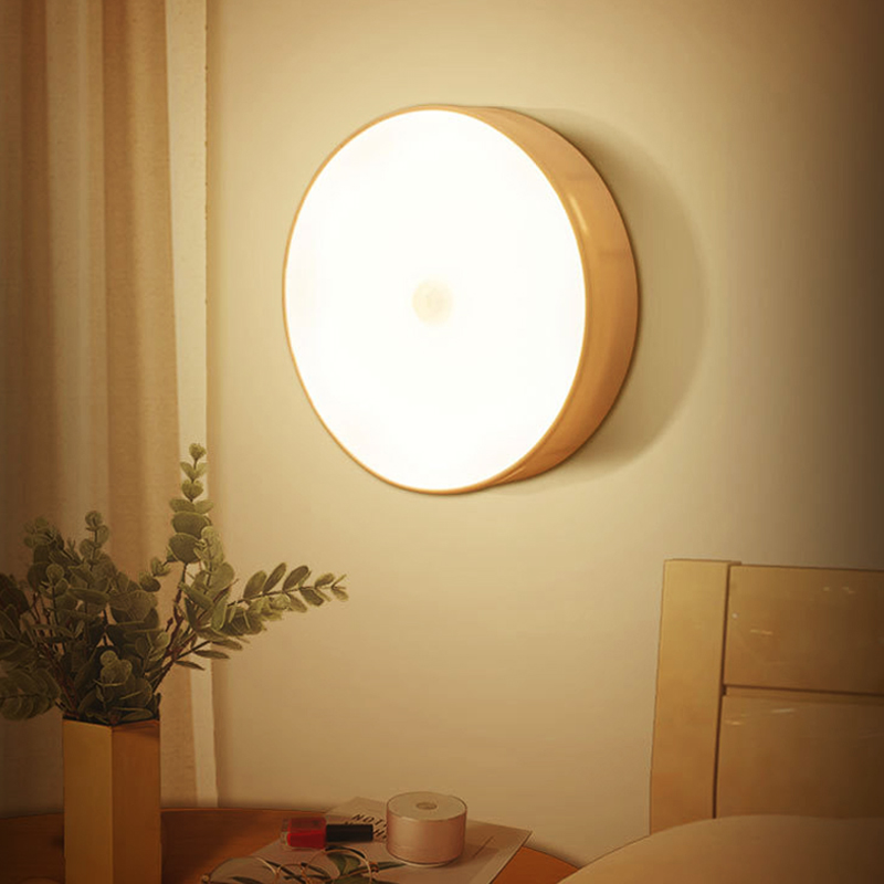 LED人体感应橱柜灯卧室小夜灯