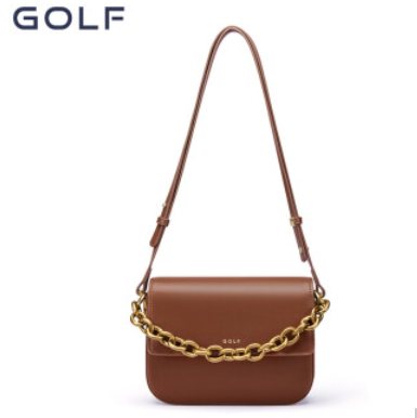 94元包邮！高尔夫 斜挎包女百搭时尚牛皮云朵包2件