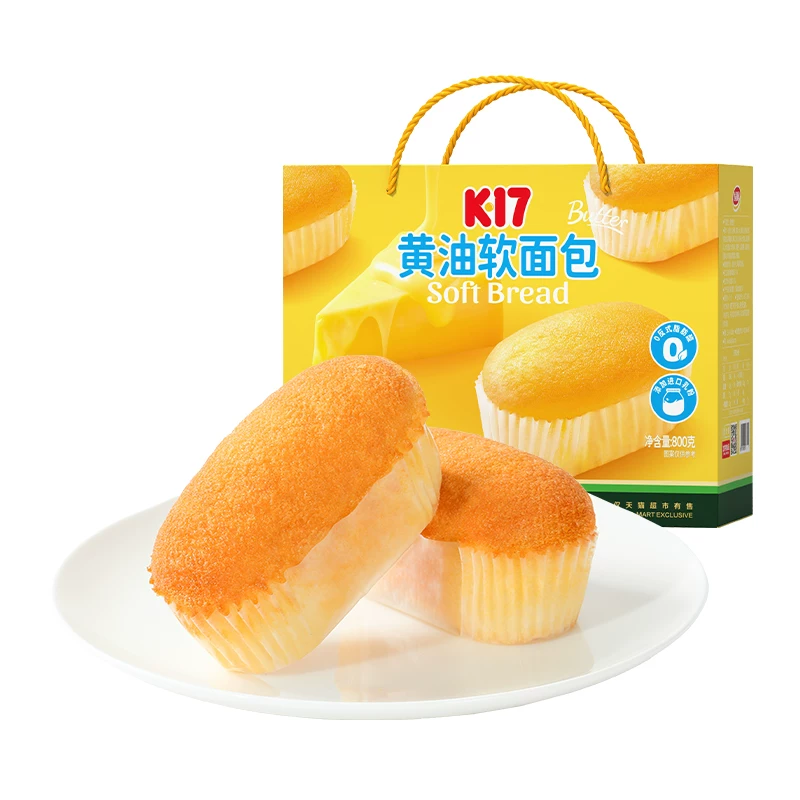 臻选达利园K17黄油软面包800g