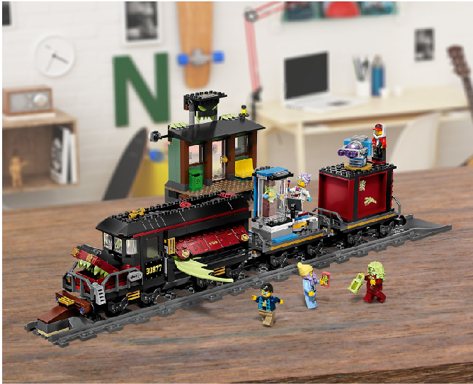 lego乐高hiddenside幽灵列车70424