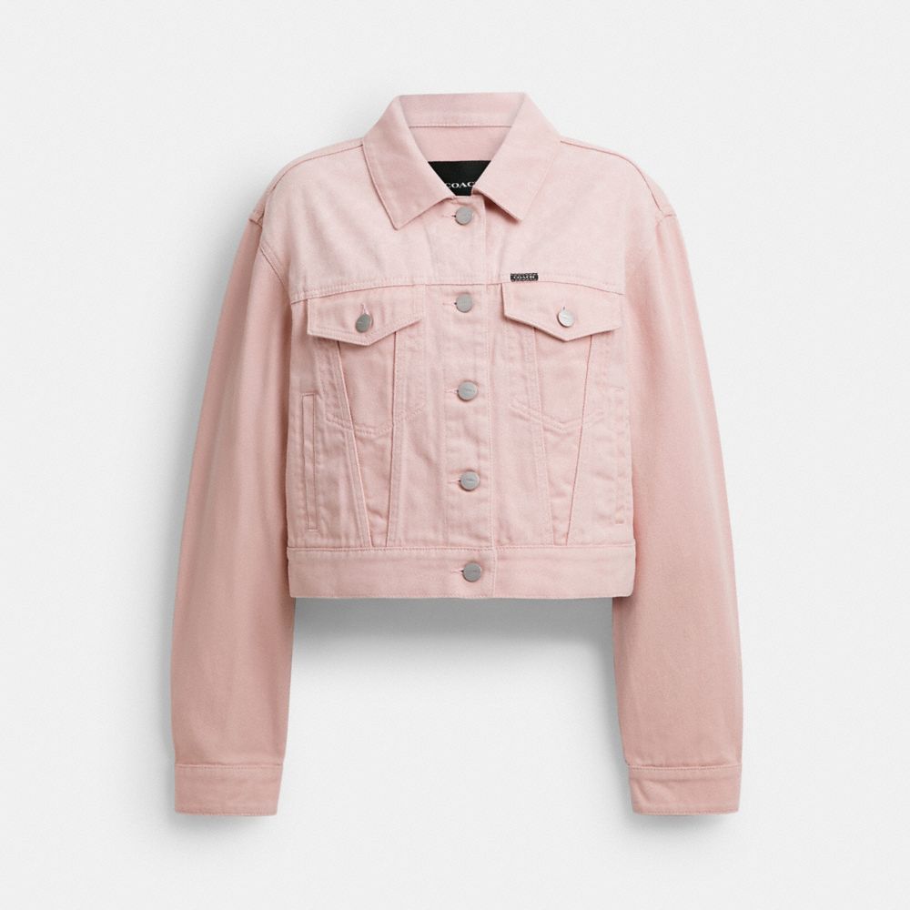 coach colorful signature denim jacket CBB95-PIN