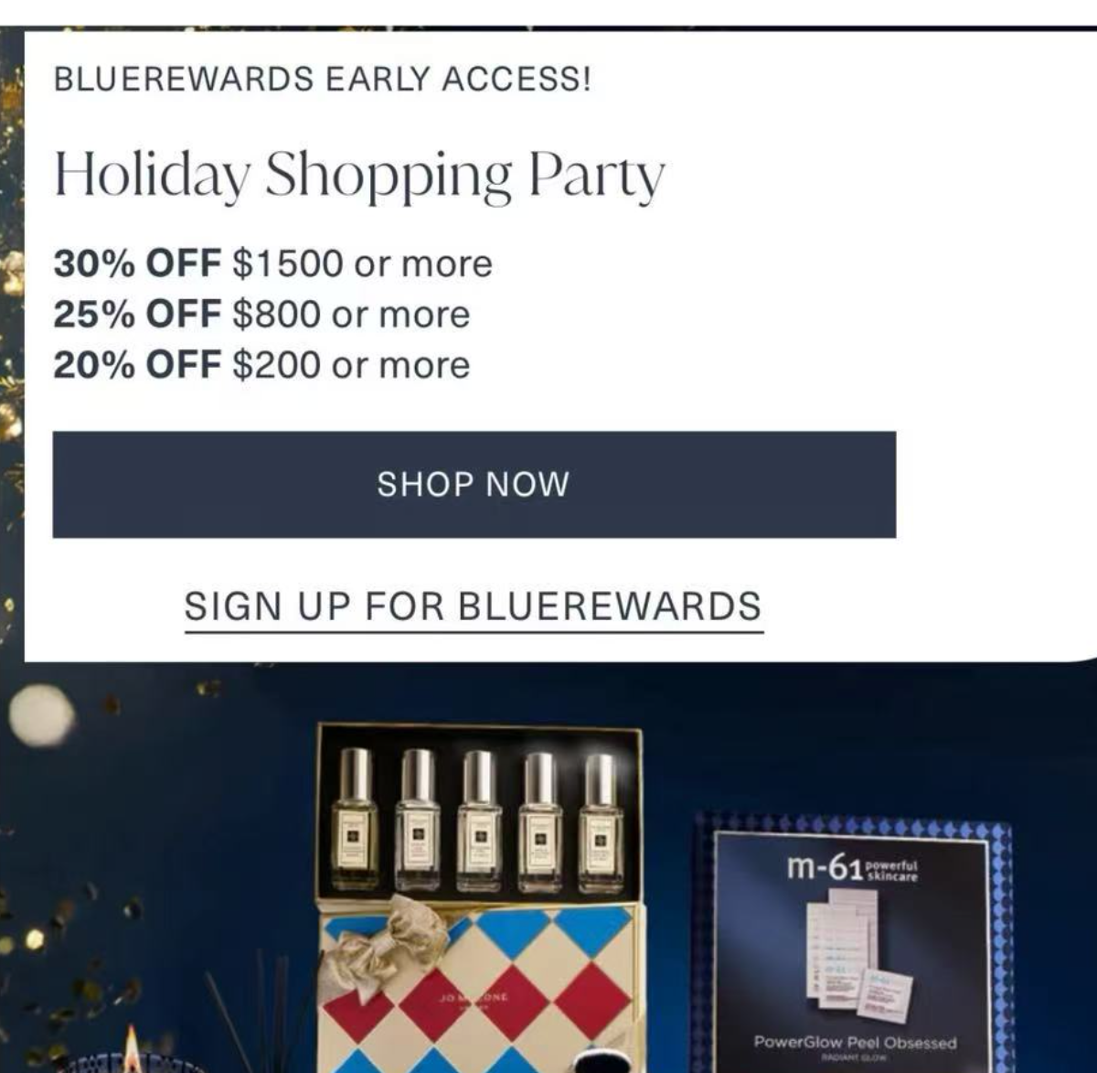 全年顶折 | Bluemercury 美妆护肤大促