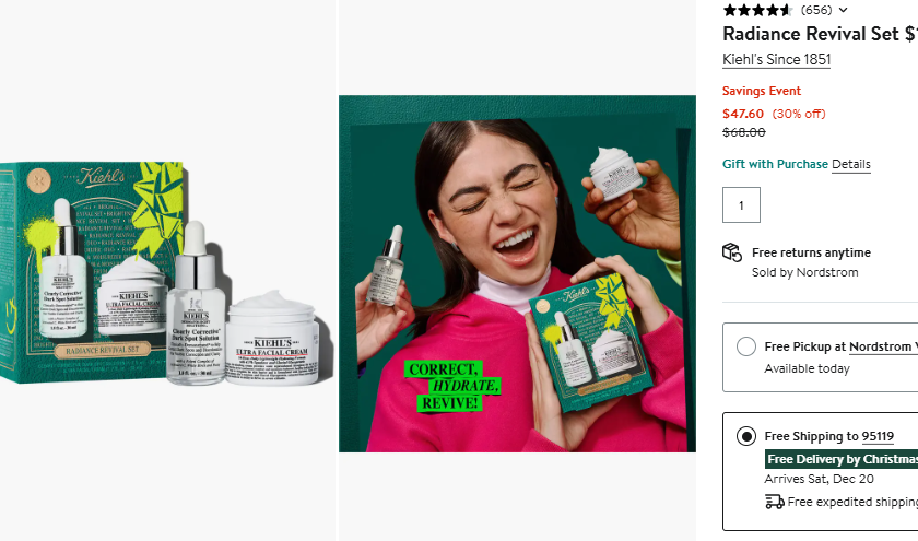 Kiehls Skincare Duo Nordstrom