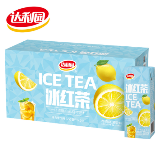 20.93元包邮！达利园 青梅绿茶/冰红茶250ml*24盒