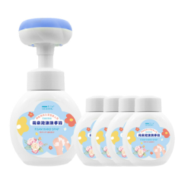 14.3元包邮！奢上 花朵泡沫洗手液300ml×5瓶
