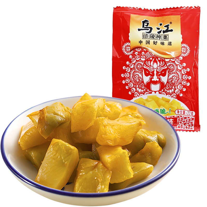 乌江！脆口榨菜块22g*15小袋装