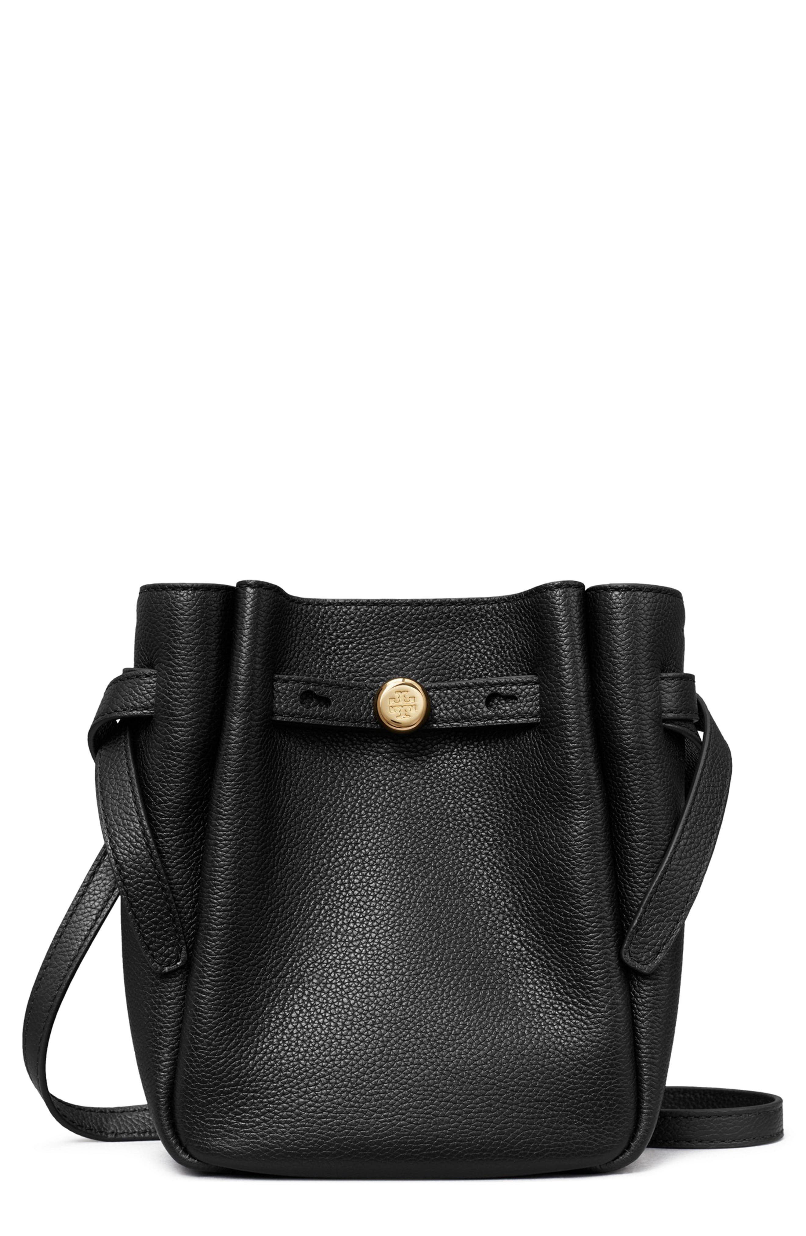 Tory Burch Romy Pebble Leather Phone Crossbody Bag