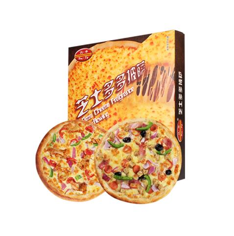 59.9元包邮！汉帝即食成品披萨7英寸190g*5件