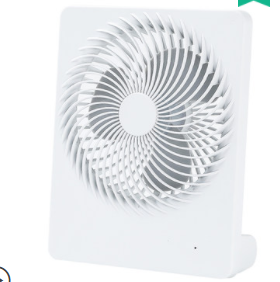 10.9元包邮！雷格顿 桌面循环扇