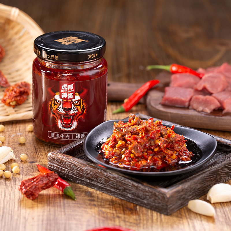 虎邦魔鬼辣椒酱牛肉酱210g