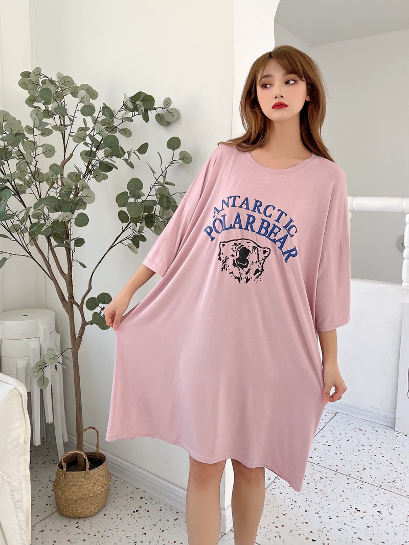 夏季宽松睡裙家居服睡衣女