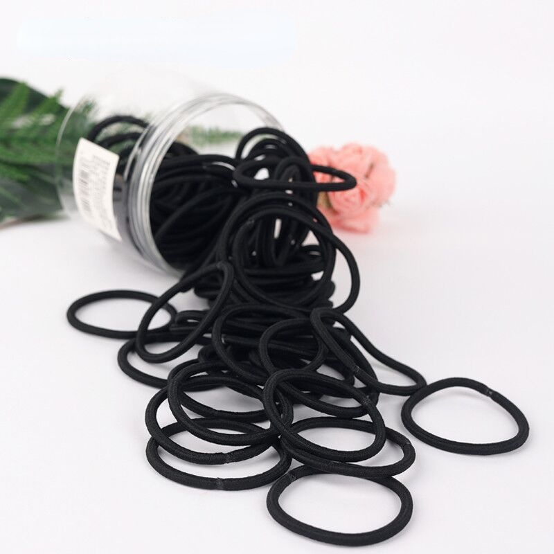 头绳黑色加粗扎头发发圈橡皮筋发圈