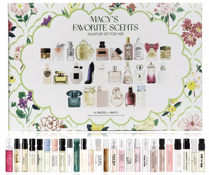 Macy's Women's Fragrance Discovery Set with 26 Classic Perfumes