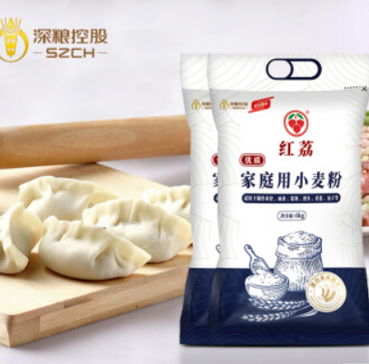82.64元包邮！深圳面粉多用途麦芯粉5kg*4袋
