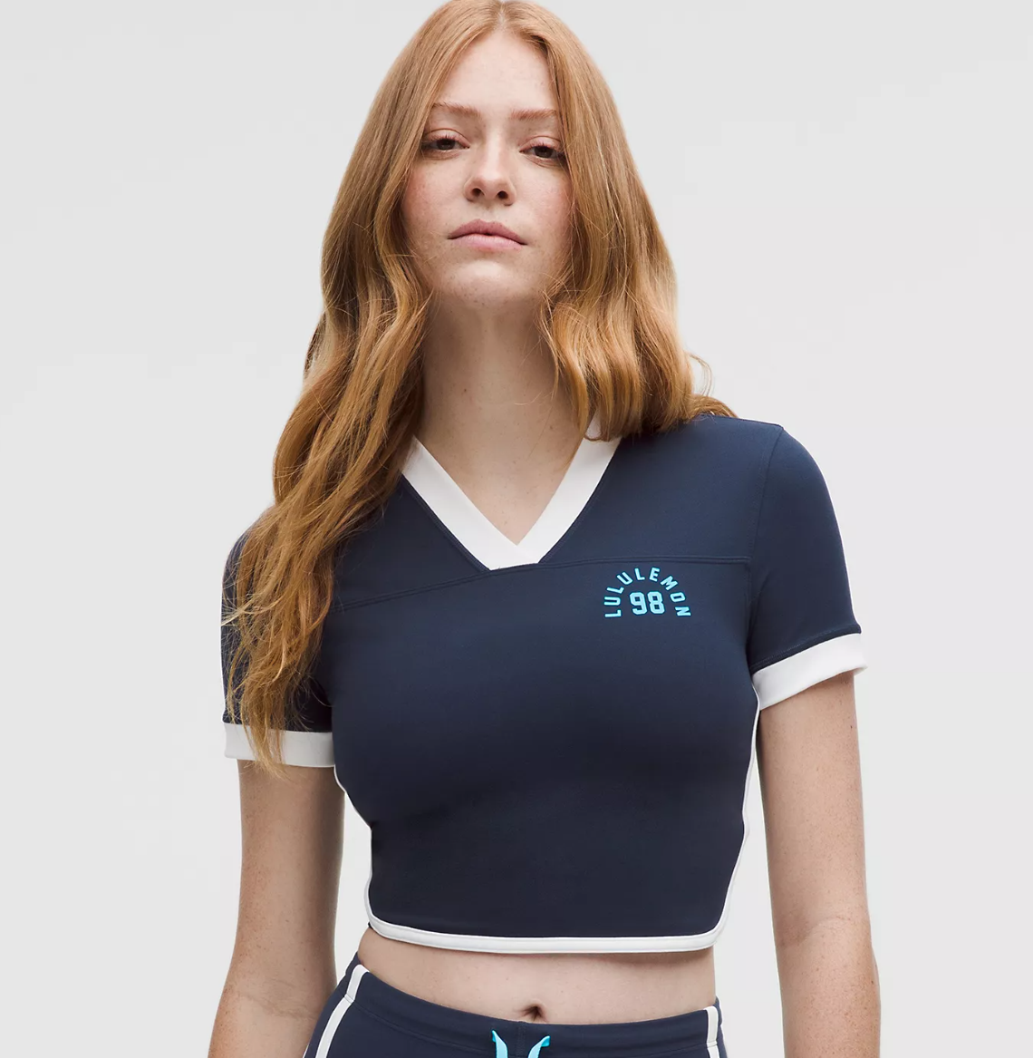 lululemon Nulu 拼色运动T恤