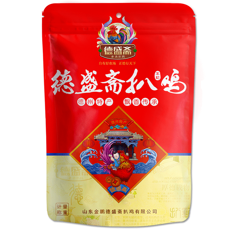 【德盛斋】德州脱骨扒鸡500克买一送一