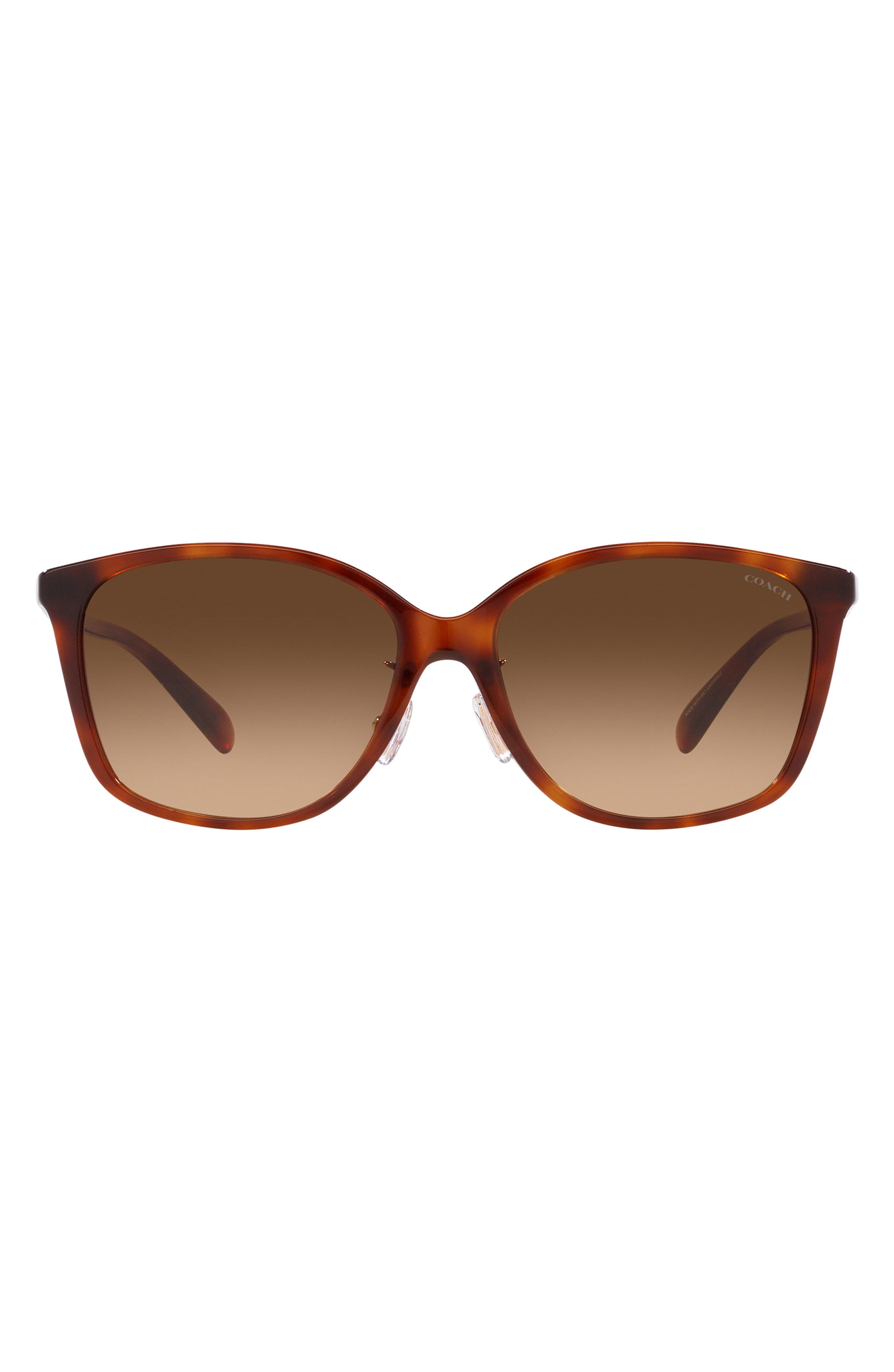 COACH 55mm Gradient Square Sunglasses