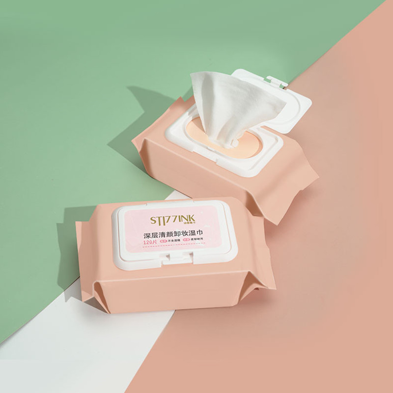 纯棉卸妆巾脸部卸妆湿巾120片