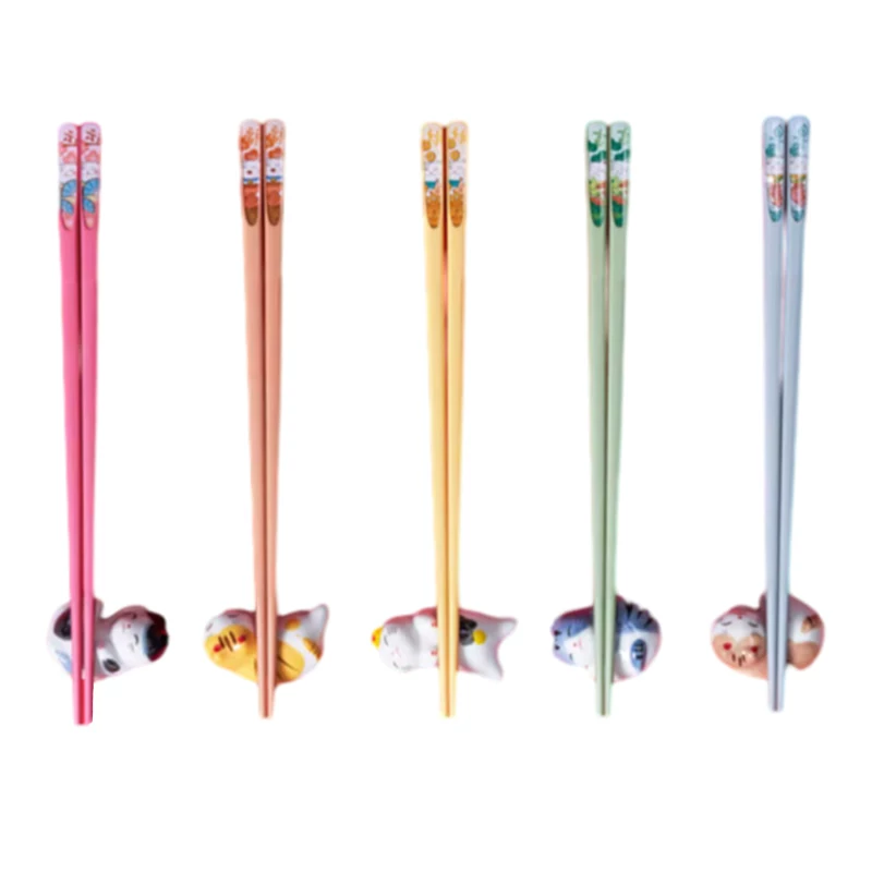 康巴赫果冰纷合金筷子套装