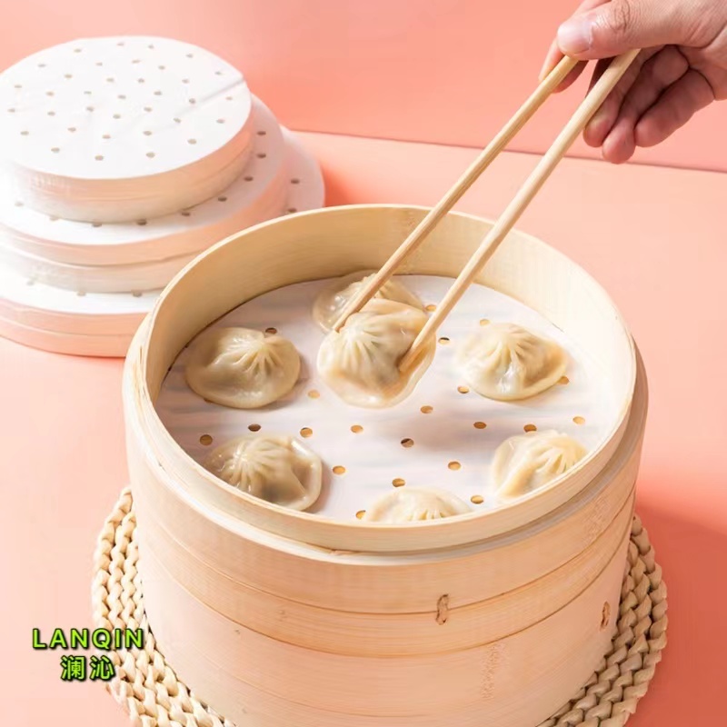 可签到！一次性食品级不粘进口蒸笼纸100张