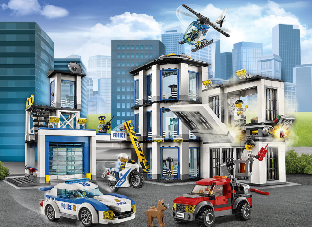 lego乐高城市系列60141警察总局