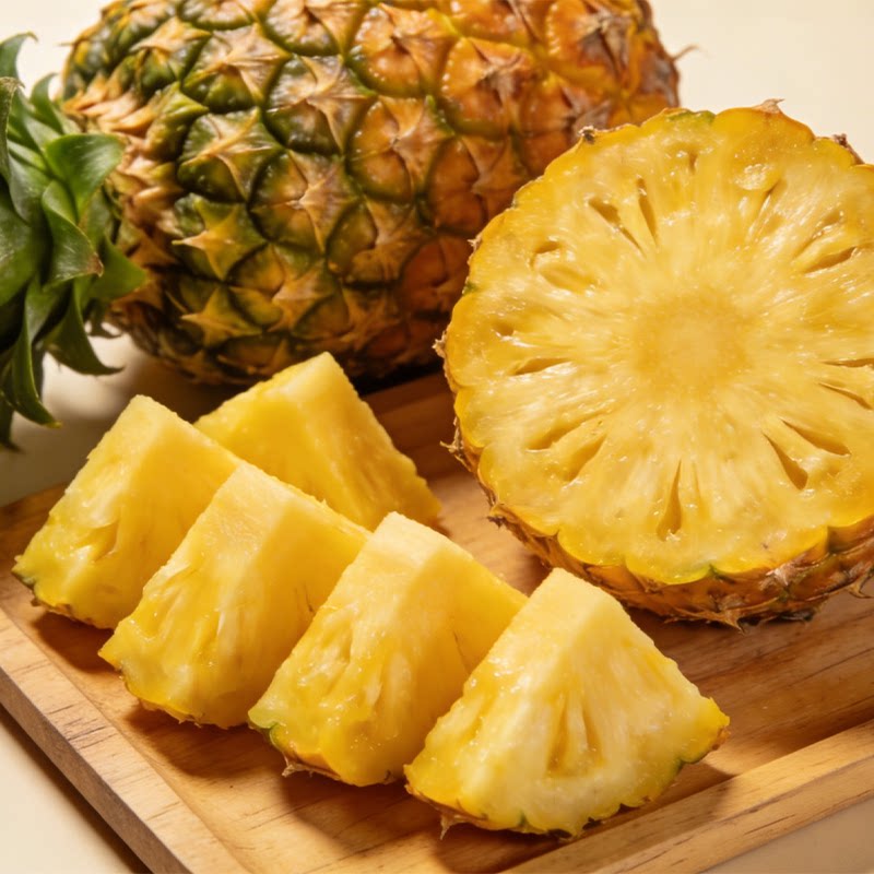 下拉16.9！海南金钻凤梨新鲜大果4.5斤