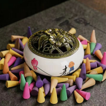 10.21元包邮！香炉+61粒香（好评商家返5元）