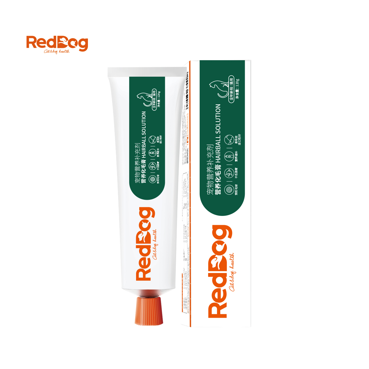 RedDog红狗营养化毛膏增肥美毛补钙