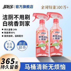 泡泡香氛洁厕灵液马桶清洁剂强力除垢臭清香型厕所马桶去异味尿碱