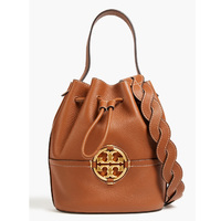 TORY BURCH Miller pebbled-leather 桶包