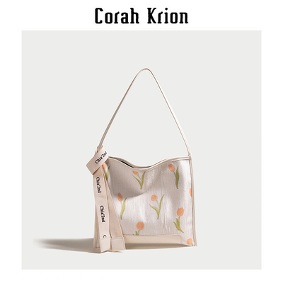 赠送运费险~CorahKrion郁金香大容量托特包