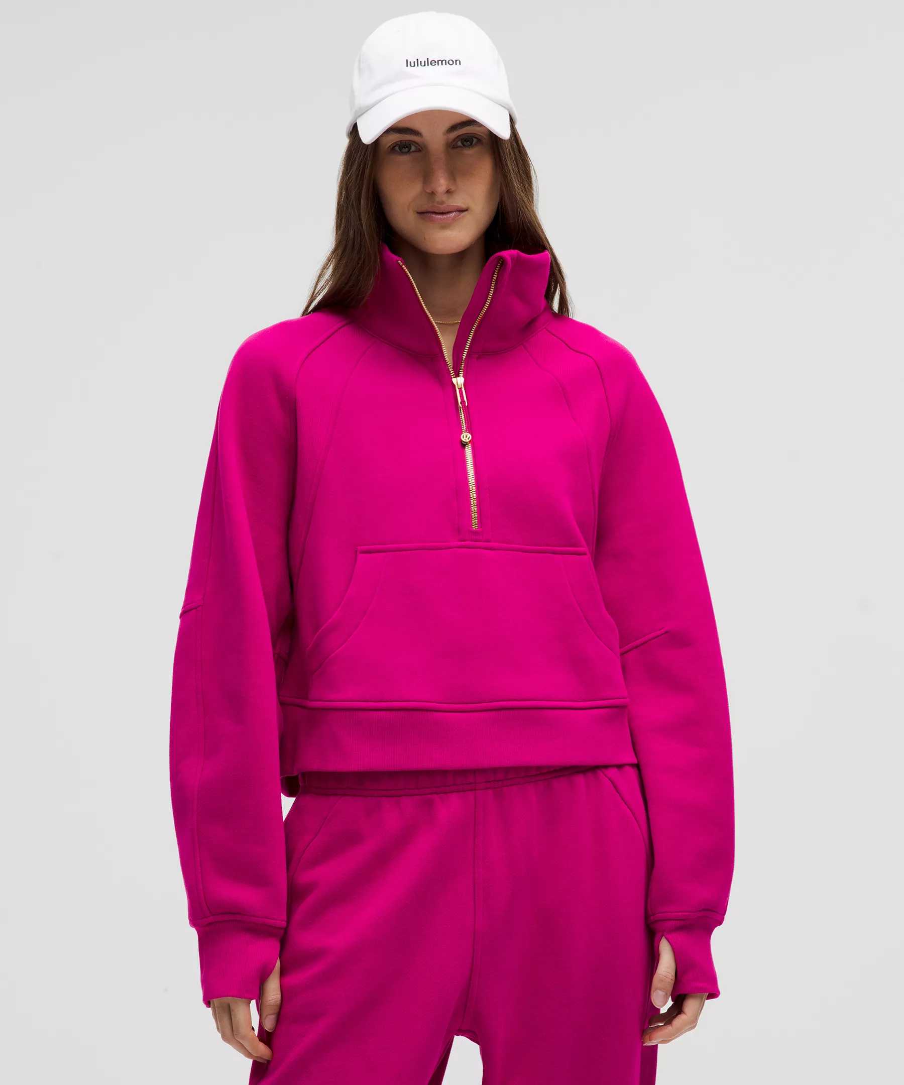 Lululemon Scuba Oversized Funnel-Neck Half Zip