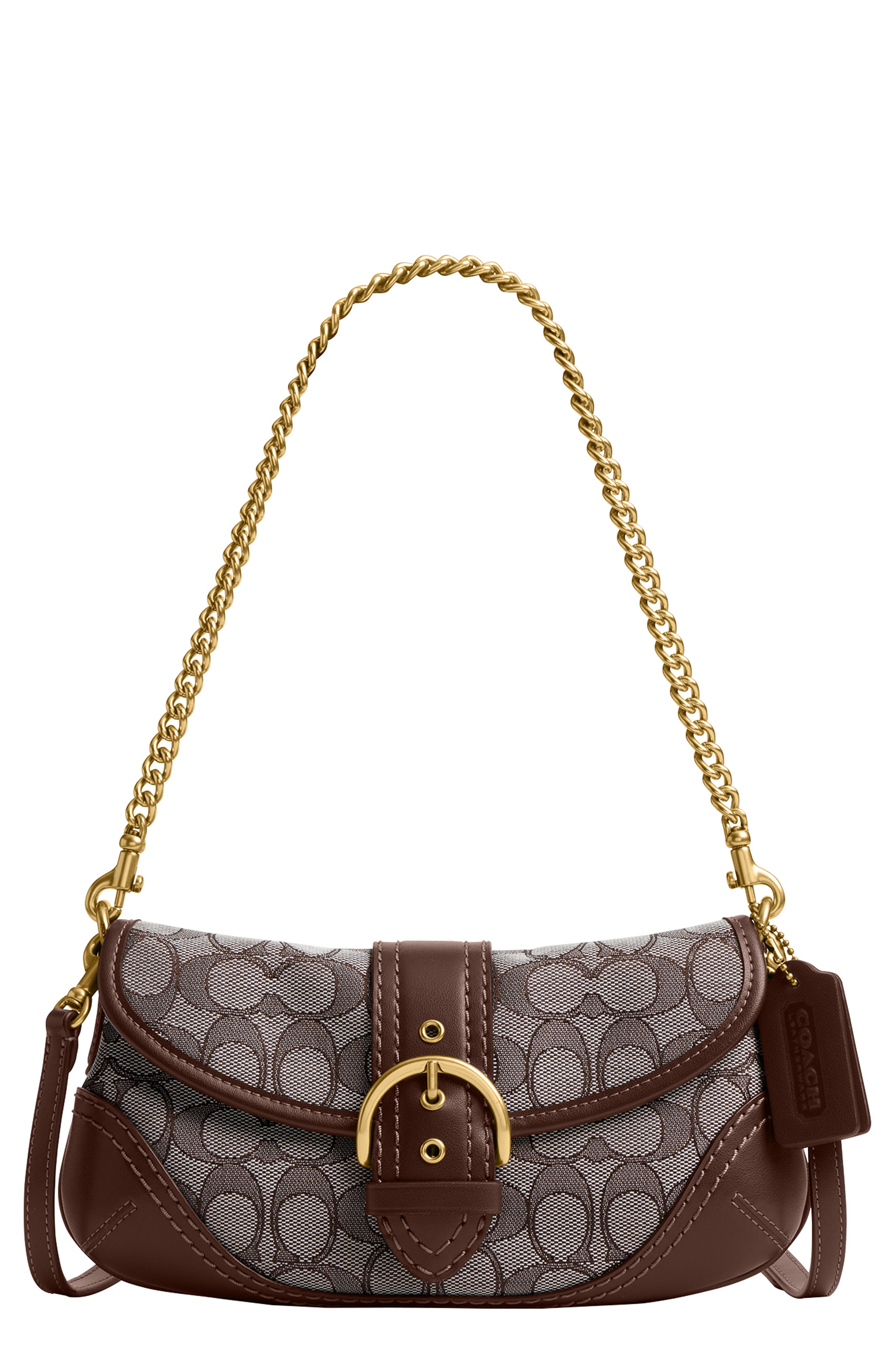 COACH Soho 25 Signature Jacquard Canvas Shoulder Bag