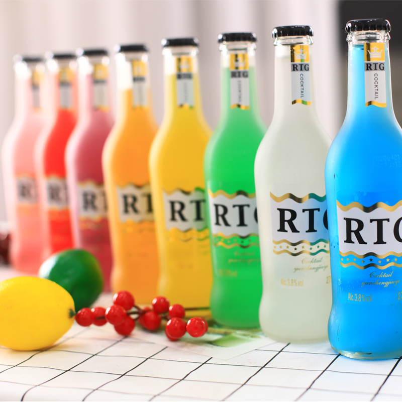 低度微醺女士预调鸡尾酒8瓶装送开瓶器