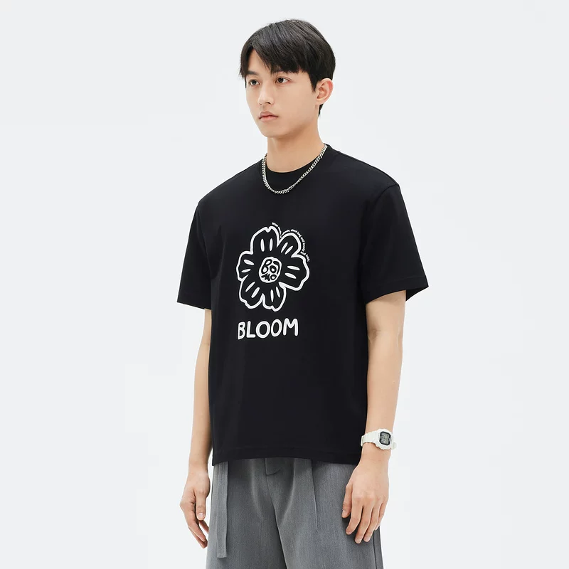 【T恤合集】GXG男装夏季潮流印花圆领情侣字母短袖T恤