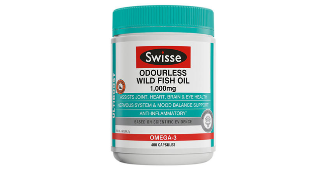 Swisse 野生深海鱼油胶囊 400粒(无腥味)降至AU$17.99(约85元)