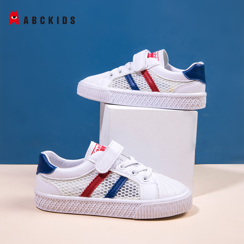 【旗舰店】儿童网面板鞋