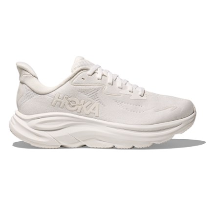 HOKA Clifton 10 男士跑鞋 White/White 12.5 Wide