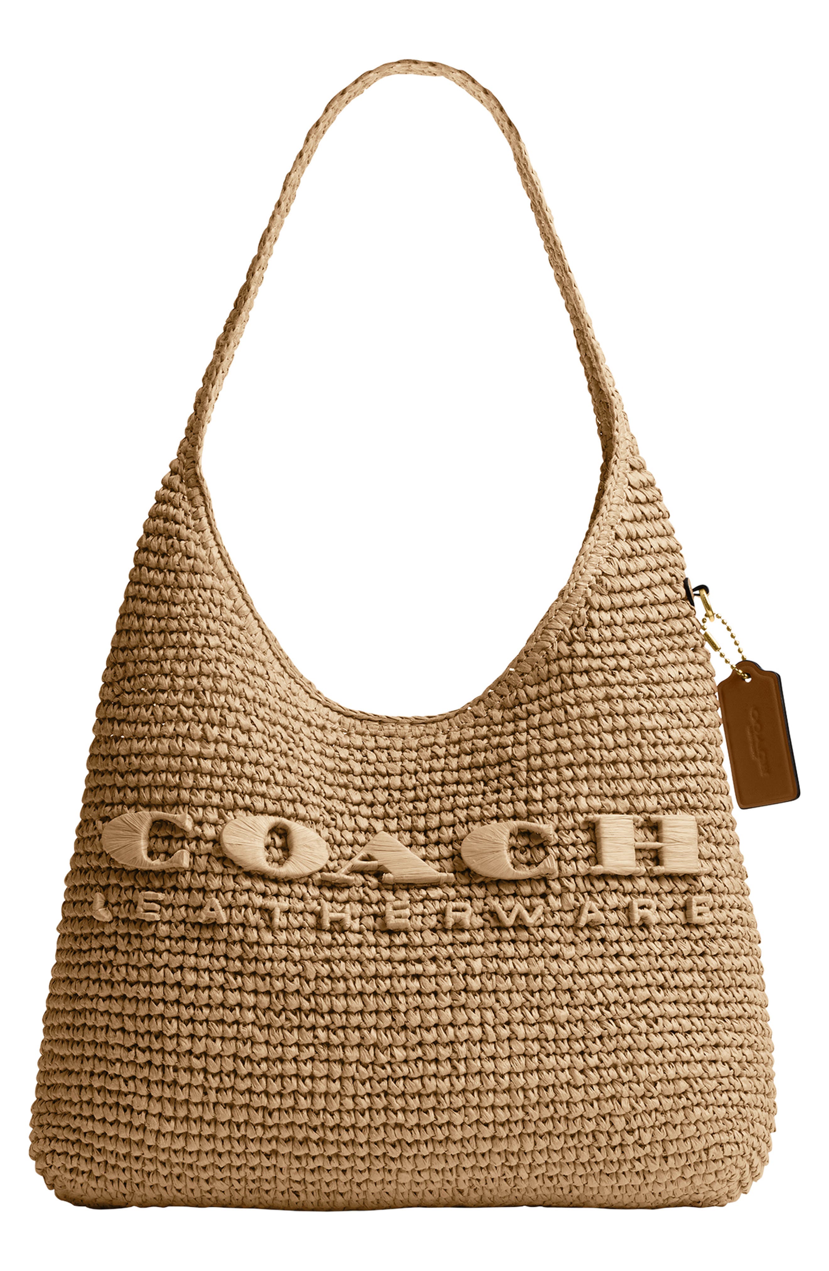 COACH Brooklyn Straw蔻驰单肩包