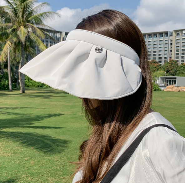 14.9元包邮！海昔 夏季ins空顶防晒帽渔夫帽