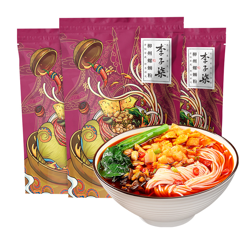 李子柒老坛酸笋螺蛳粉400g*3袋