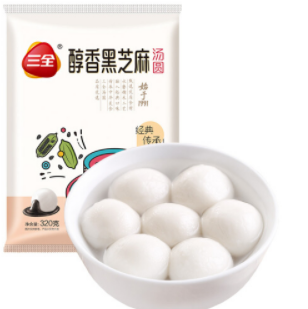 【有券的上】7.94元！三全 醇香黑芝麻汤圆 320g（需买8件 付63.48元）