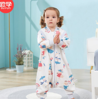 【好价】29.5元！欧孕 婴儿长绒棉睡袋 双层 