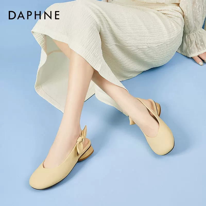 达芙妮女夏季时装凉鞋时尚休闲单鞋气质