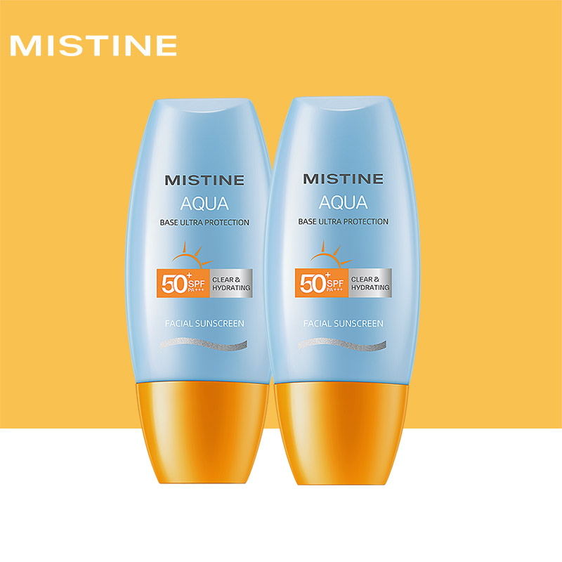 【JD自营】泰国Mistine蜜丝婷 小黄帽防晒霜  40ml*2支装 SPF50+/PA++++